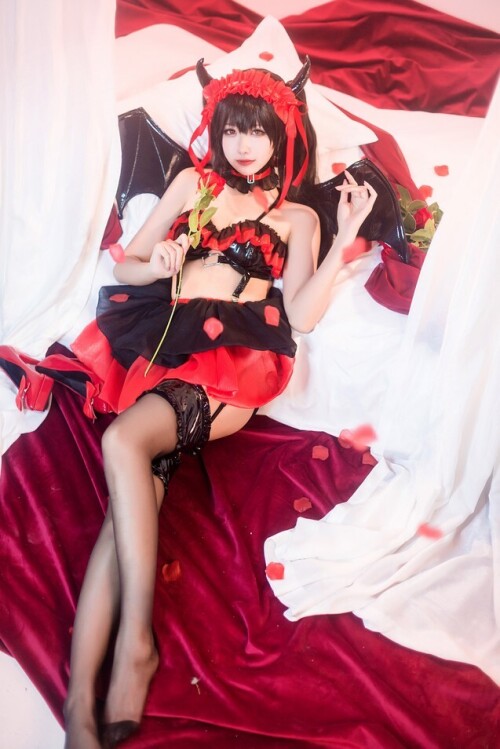 Momoko葵葵 - 时崎狂三小恶魔 预览展示图 3