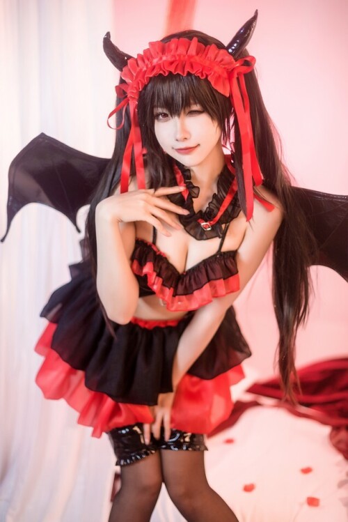 Momoko葵葵 - 时崎狂三小恶魔 预览展示图 2