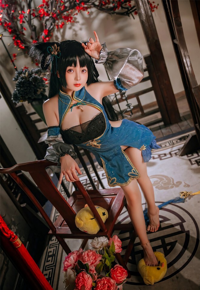 日奈娇 - 碧蓝航线 大潮旗袍 [25P-206MB]