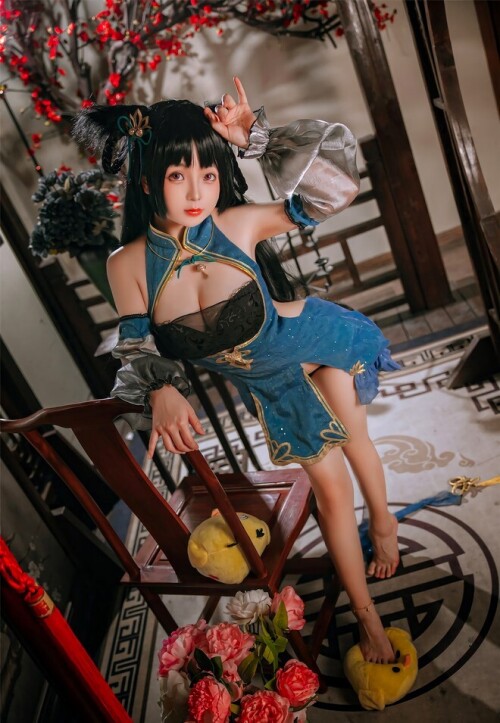 日奈娇 - 碧蓝航线 大潮旗袍 预览展示图 2