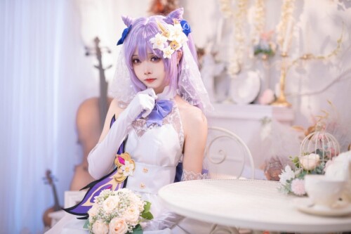 艾西aiwest - 刻晴花嫁 预览展示图 2