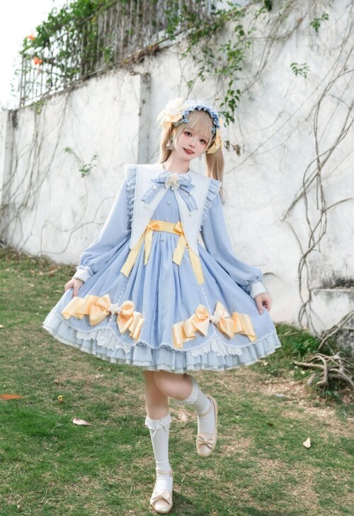 花甲conch - lolita 格裙 预览展示图 5