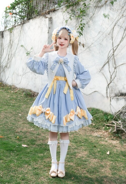 花甲conch - lolita 格裙 预览展示图 6