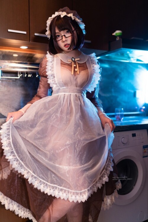 Natsuko夏夏子 - 透明女仆 预览展示图 3