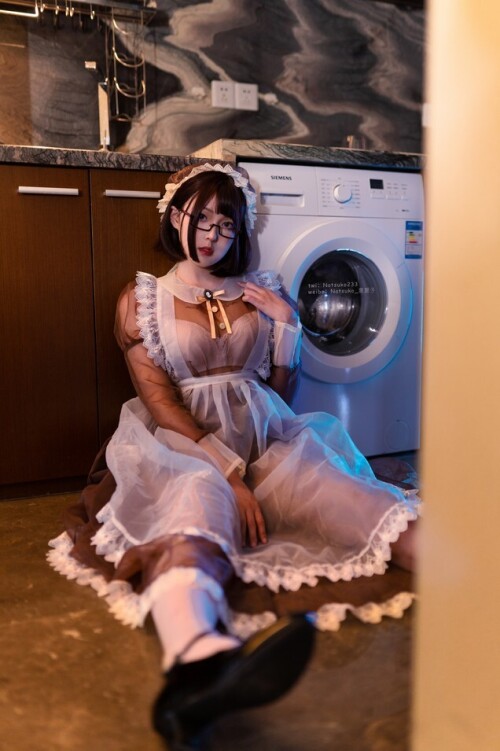 Natsuko夏夏子 - 透明女仆 预览展示图 5