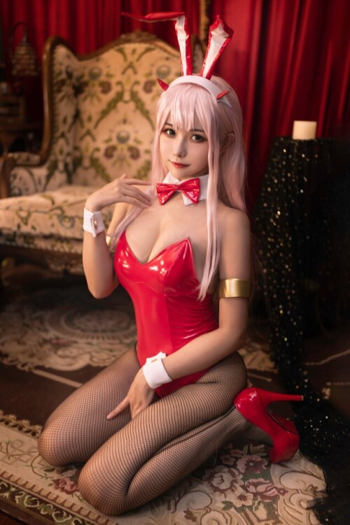 Momoko葵葵 - DARLING in the FRANXX 02 泳装 兔女郎&花嫁 预览展示图 6