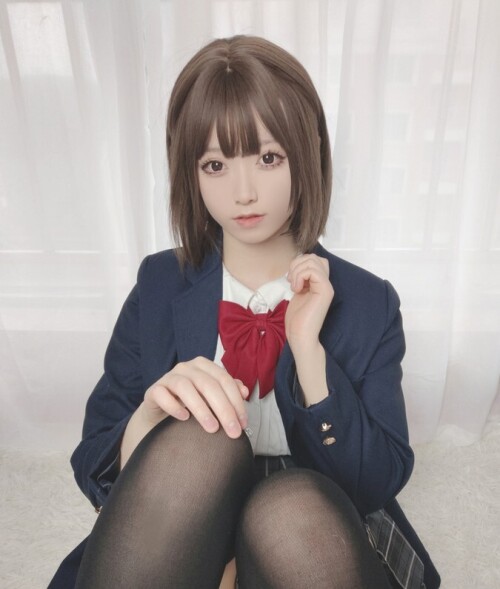 朝霧愛 – 常服&制服自撮り 2 套