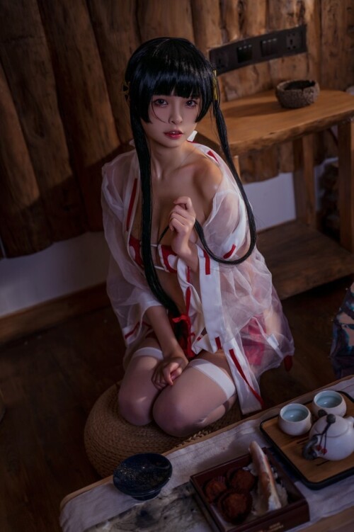 可可老师 - 温泉巫女 预览展示图 2