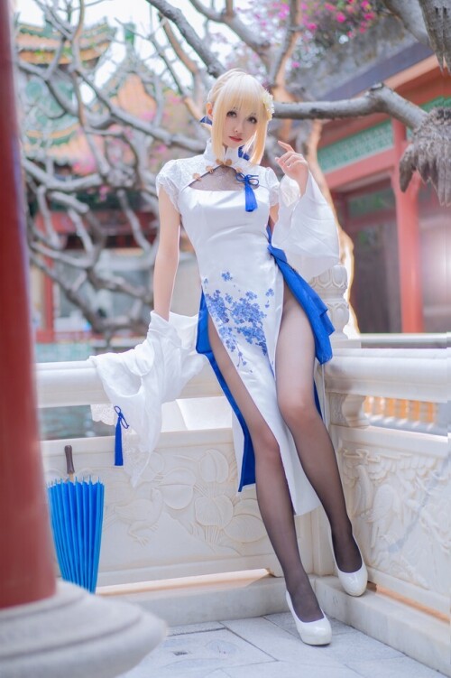 大大卷卷小卷 - FGOsaber 四周年旗袍 预览展示图 4