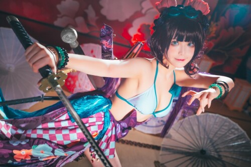 w百合欧皇子w - 水着阿荣 预览展示图 6