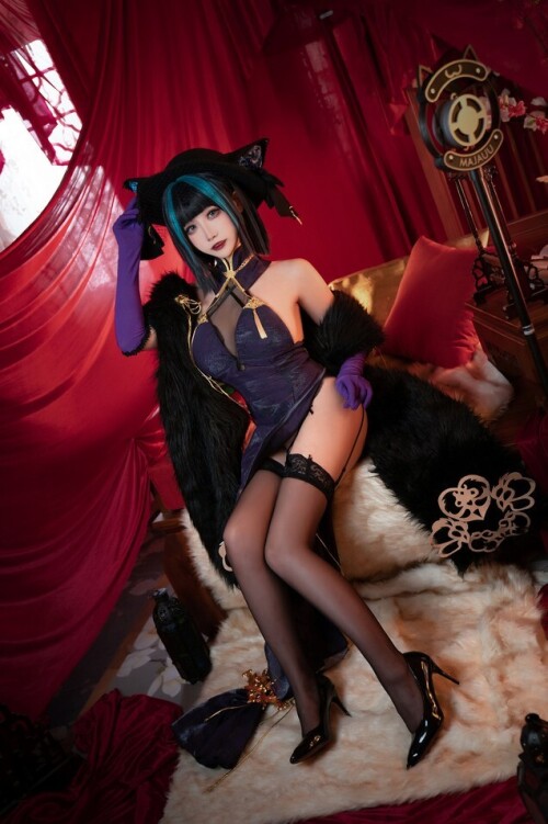 Momoko葵葵 - 碧蓝航线柴郡 音乐绚烂CaitSith 预览展示图 2