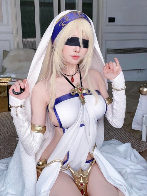 水淼aqua - Fantia 23-11月会员订阅 ⚜️剣の乙女⚜️ 预览展示图 5