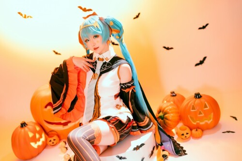 星之迟迟 – 10月计划赠品 万圣节MIKU [53P-306MB]