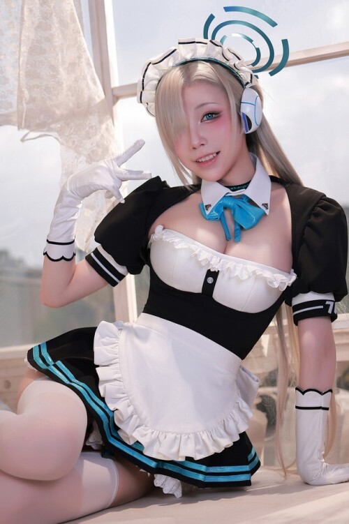 水淼aqua - ブルーアーカイブ 一之瀬アスナ(メイド) 预览展示图 2