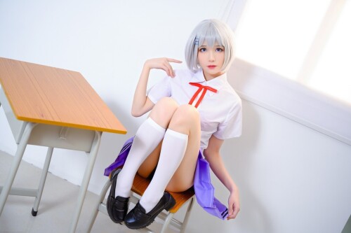 Tomoyo酱 – 鸢一折纸 校服 [12P-61MB]