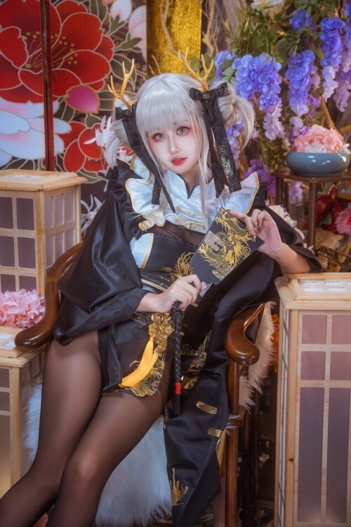 萌芽儿 - 白兔和服 预览展示图 6