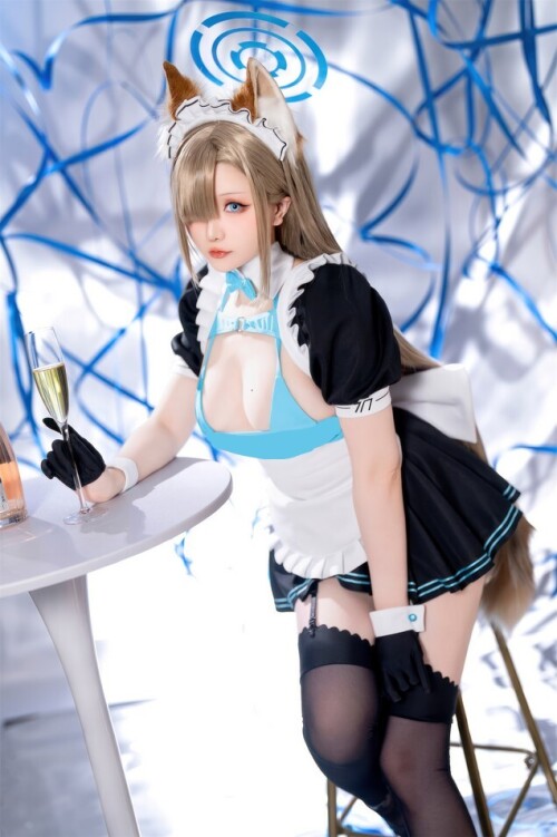 星之迟迟 - 2023年12月计划C 蔚蓝档案 一之濑明日奈同人女仆 预览展示图 5