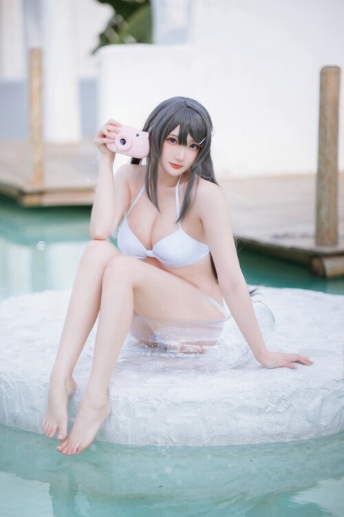 瓜希酱 – 樱岛麻衣 泳装 [28P-107MB]