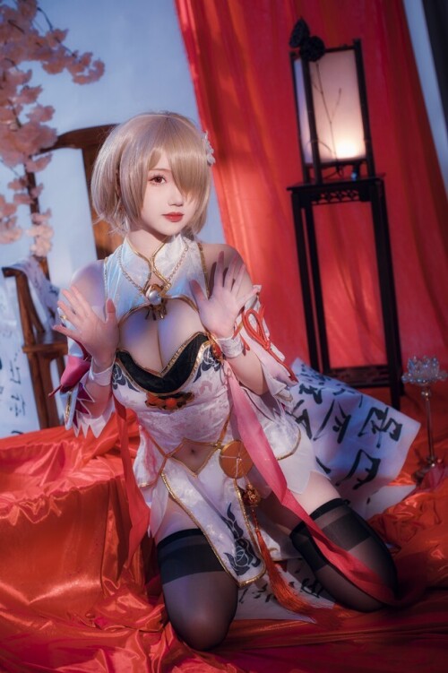 雪晴Astra - 崩坏3 丽塔·浣溪沙旗袍 预览展示图 3