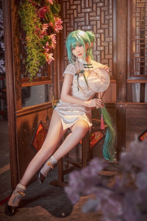 Shika小鹿鹿 - 初音 韶华旗袍 预览展示图 2