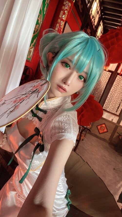 Shika小鹿鹿 - 初音 韶华旗袍 预览展示图 4