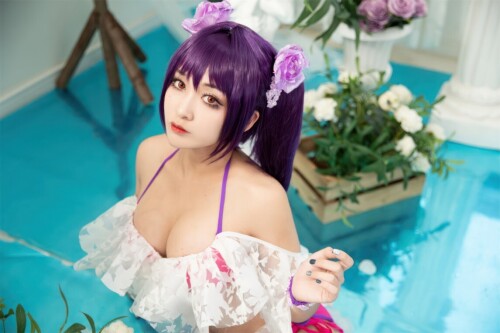 洛璃 LoLiSAMA - 斯卡蒂泳装 预览展示图 2