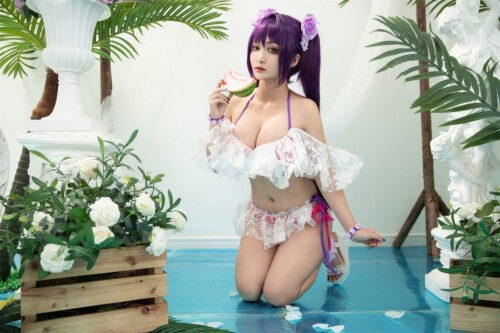 洛璃 LoLiSAMA - 斯卡蒂泳装 预览展示图 1