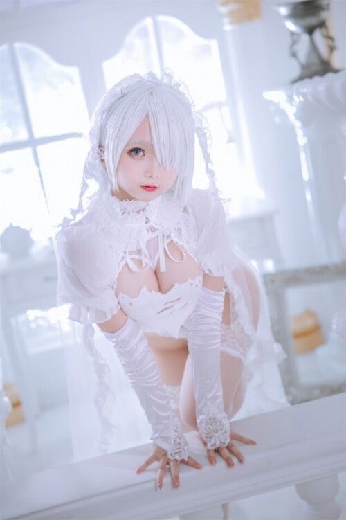 日奈娇 - 2B 白色花嫁 预览展示图 1