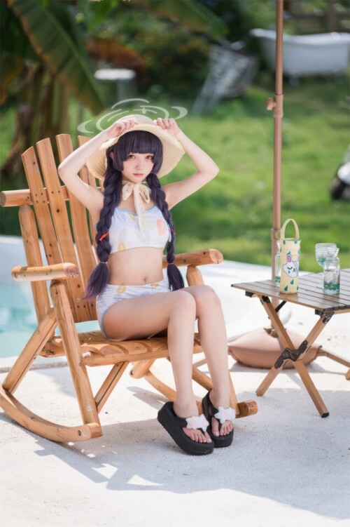 花铃 - 碧蓝档案 美游泳装 预览展示图 5
