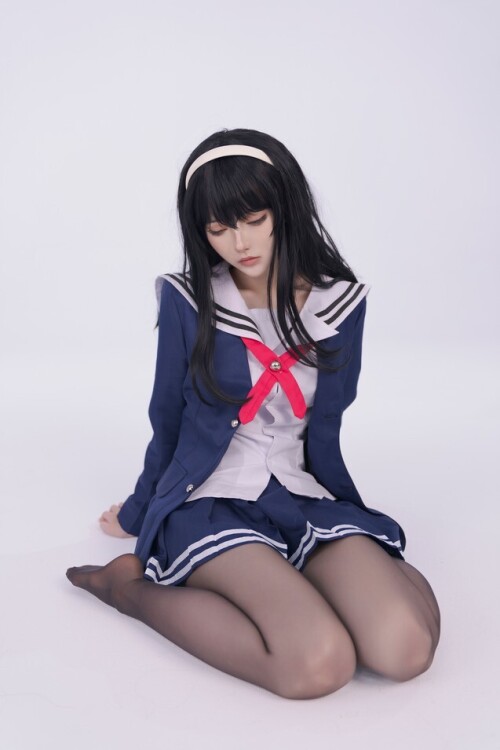 炭烤莉莉黑 - 路人女主霞之丘诗羽 校服 预览展示图 4