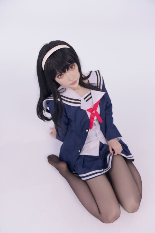 炭烤莉莉黑 - 路人女主霞之丘诗羽 校服 预览展示图 5