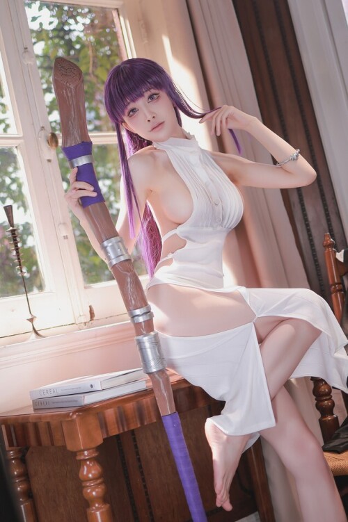 水淼aqua - 葬送のフリーレン フェルン コスプレ 预览展示图 5