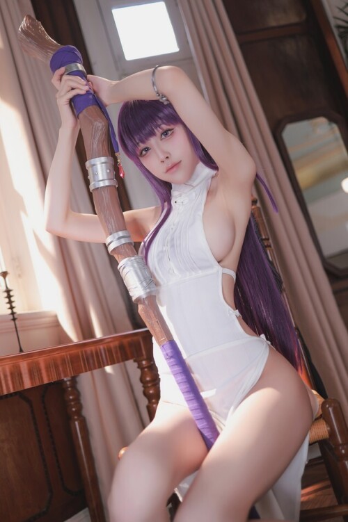 水淼aqua - 葬送のフリーレン フェルン コスプレ 预览展示图 6