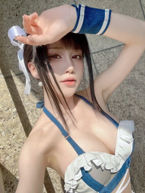 水淼aqua - 24年04月fantia订阅 ティファ🍹 预览展示图 1