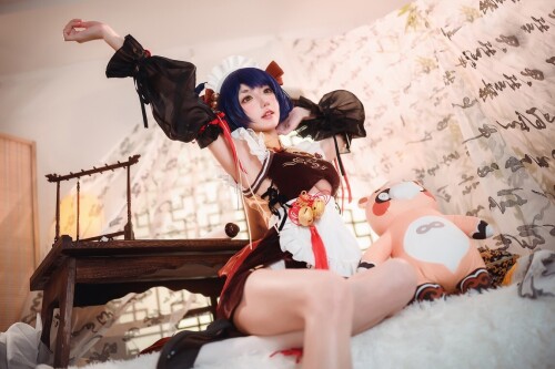 阿包也是兔娘 - 香菱女仆 预览展示图 4