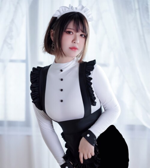 BANBANKO 半半子 - 纯白女仆 预览展示图 1