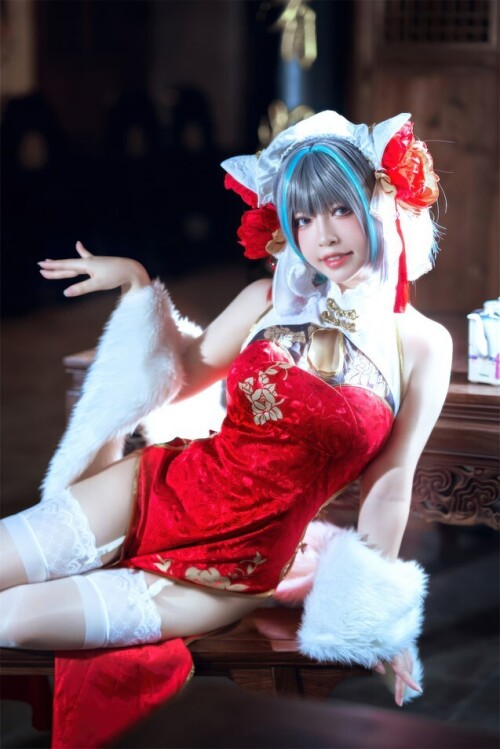 BANBANKO 半半子 - 柴郡中华娘旗袍 预览展示图 6
