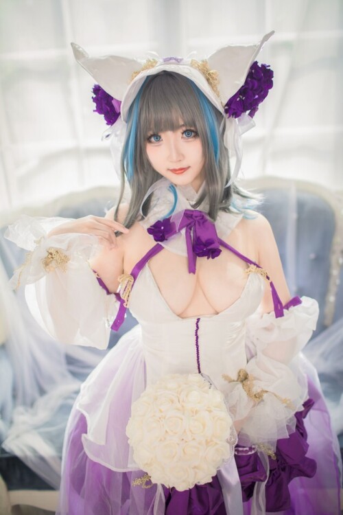 风筝筝筝w - 柴郡婚纱废稿 预览展示图 5