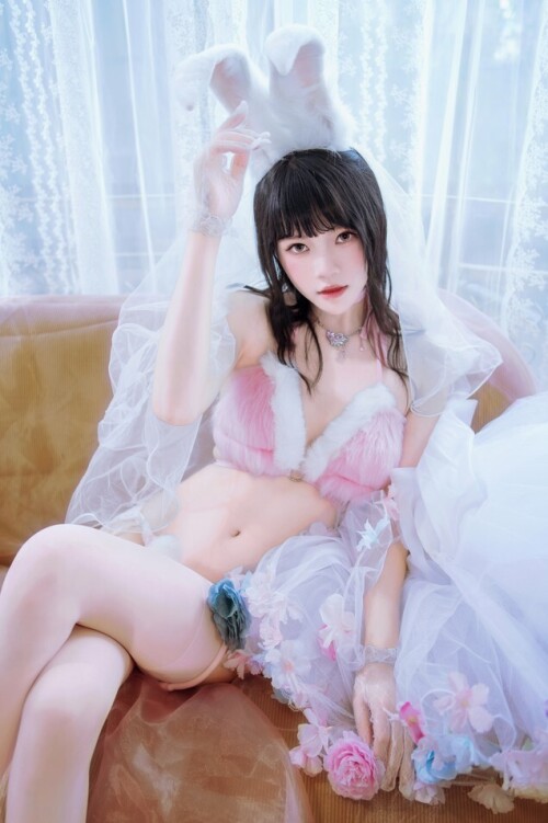 桜桃喵 - 花嫁兔 预览展示图 4