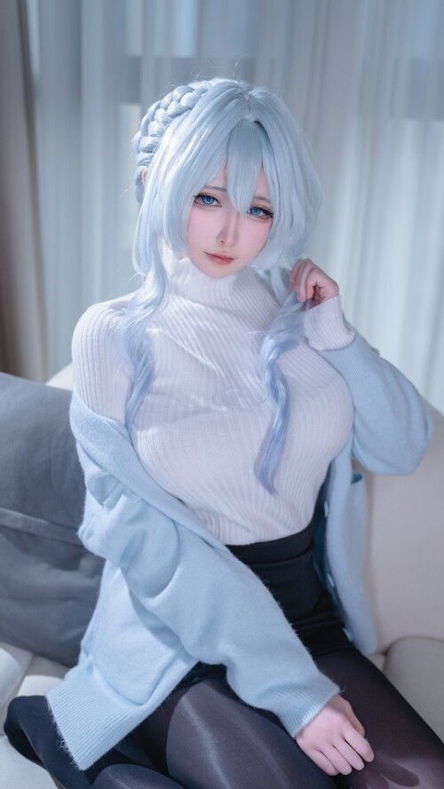 樱梨梨Eriri - 雪女 预览展示图 4