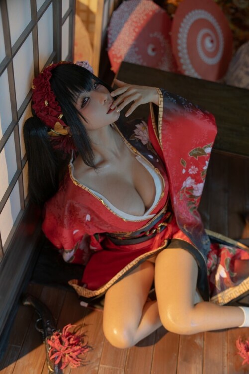 蠢沫沫 - 狂三和服cos 预览展示图 4