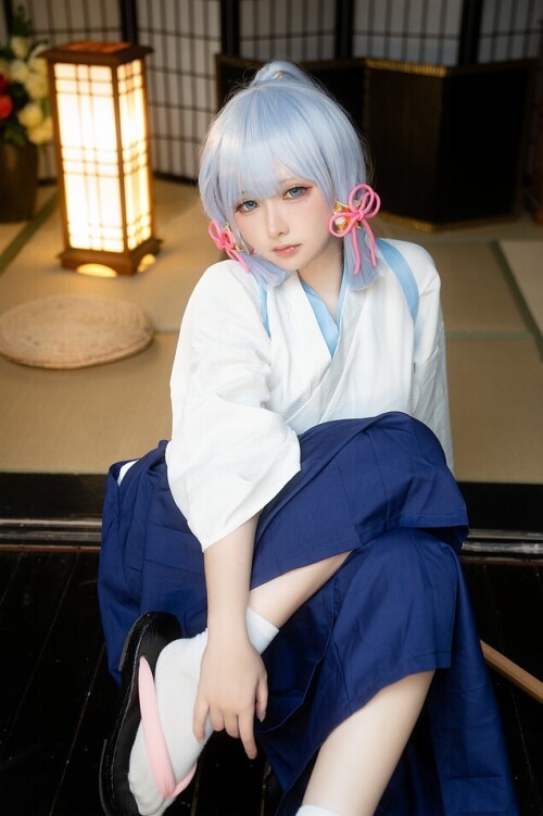 樱梨梨Eriri - 凌华 剑道服 预览展示图 5