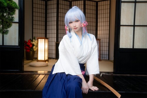 樱梨梨Eriri - 凌华 剑道服 预览展示图 2
