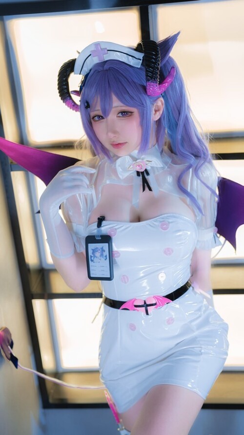 樱梨梨Eriri - 刻晴魅魔护士 预览展示图 6