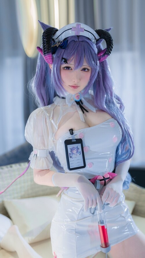 樱梨梨Eriri - 刻晴魅魔护士 预览展示图 5