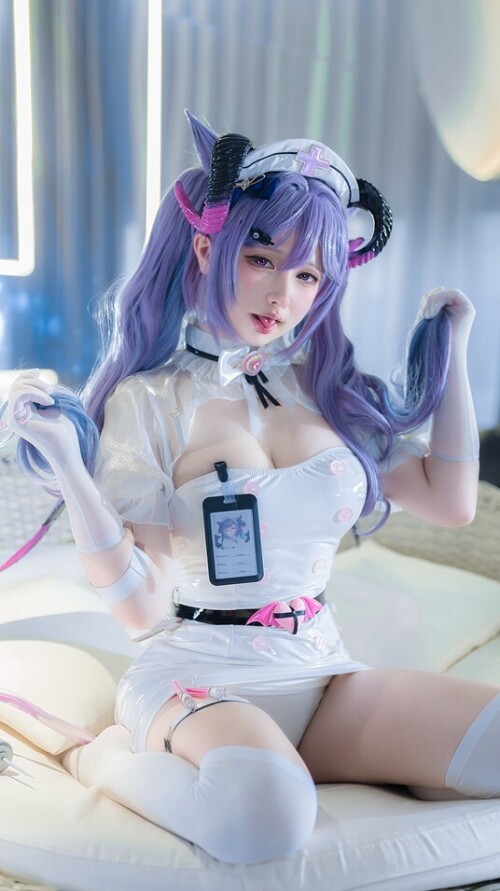 樱梨梨Eriri - 刻晴魅魔护士 预览展示图 2