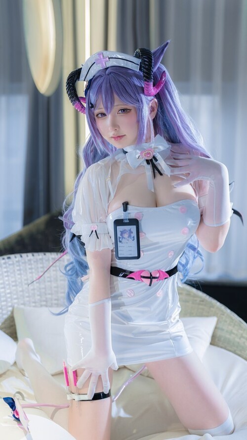 樱梨梨Eriri - 刻晴魅魔护士 预览展示图 3