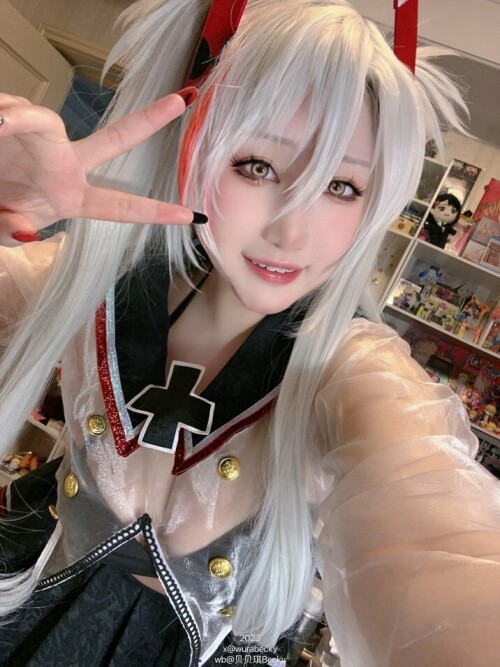 贝贝琪Becky - 欧根亲王jk+水着 预览展示图 2