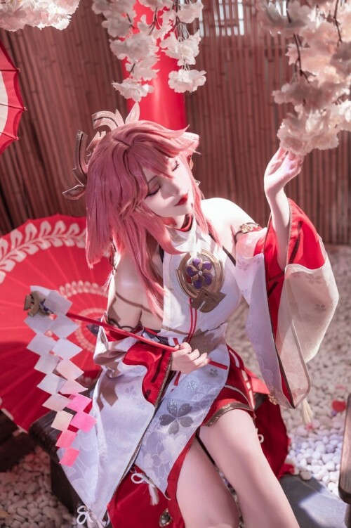 Natsuko夏夏子 - 八重神子 预览展示图 4