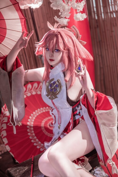 Natsuko夏夏子 - 八重神子 预览展示图 6